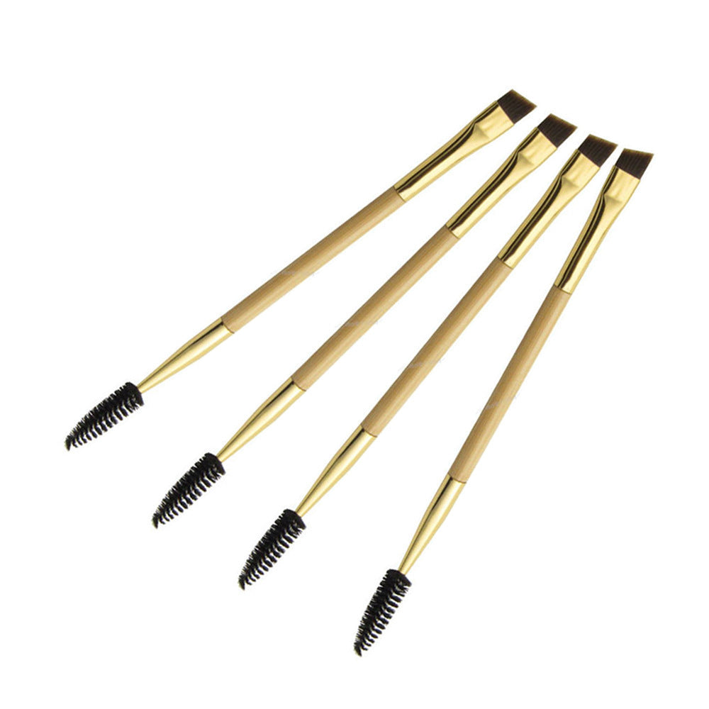 Bamboo Dual Eyebrow Brush