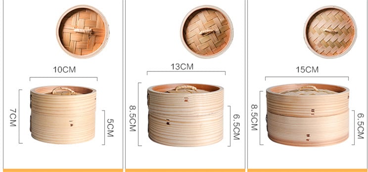 Hand-Woven Bamboo Steamer