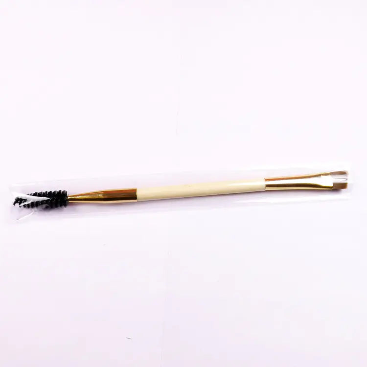 Bamboo Dual Eyebrow Brush