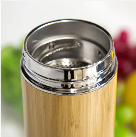 Bamboo Insulated Flask