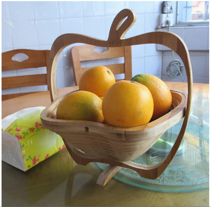 Bamboo Foldable Fruit Basket