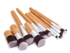 Bamboo Makeup Brush Set