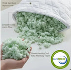 Hypoallergenic Bamboo Memory Foam Pillow with Orthopaedic Support