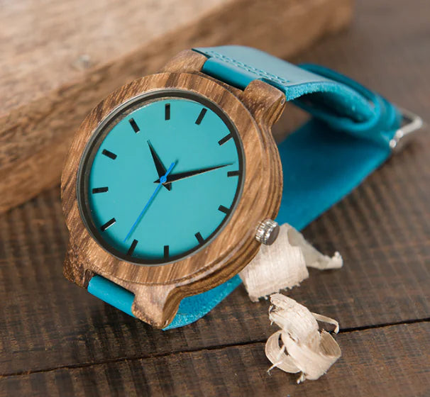 Bamboo Couple's Watch Set