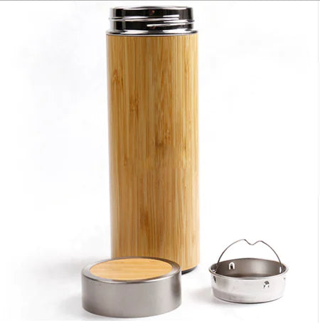 Bamboo Insulated Flask
