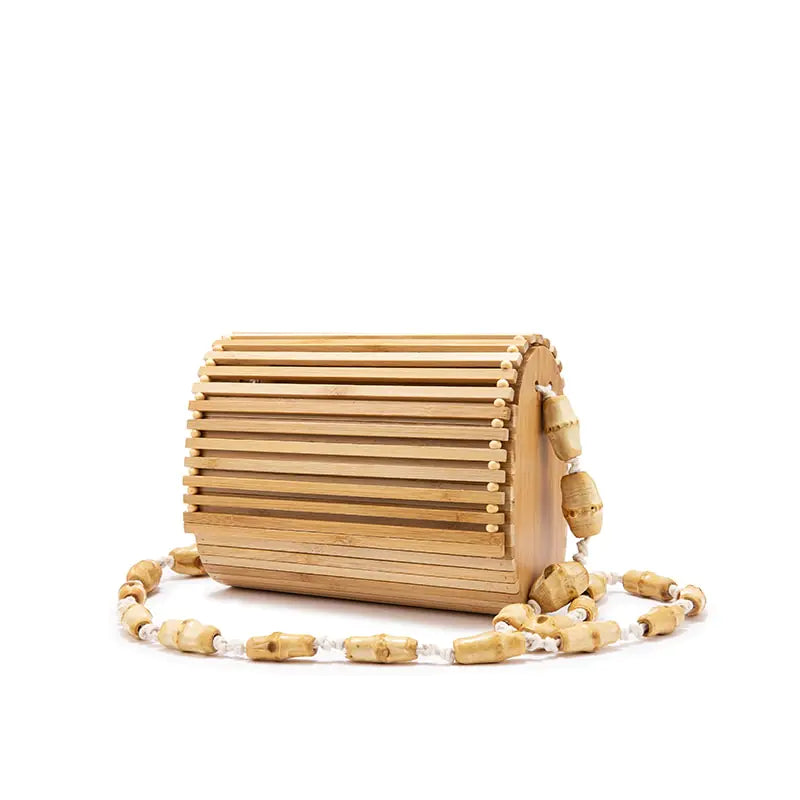 Chic Bamboo Crossbody Bag