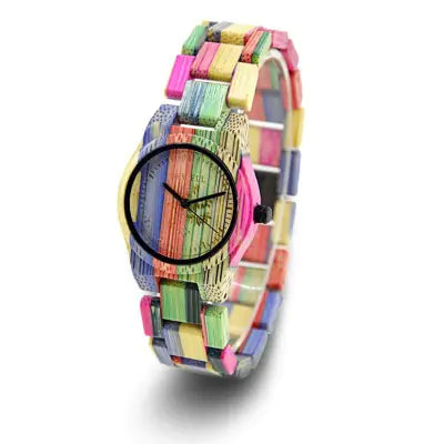 Colorful Bamboo Watch
