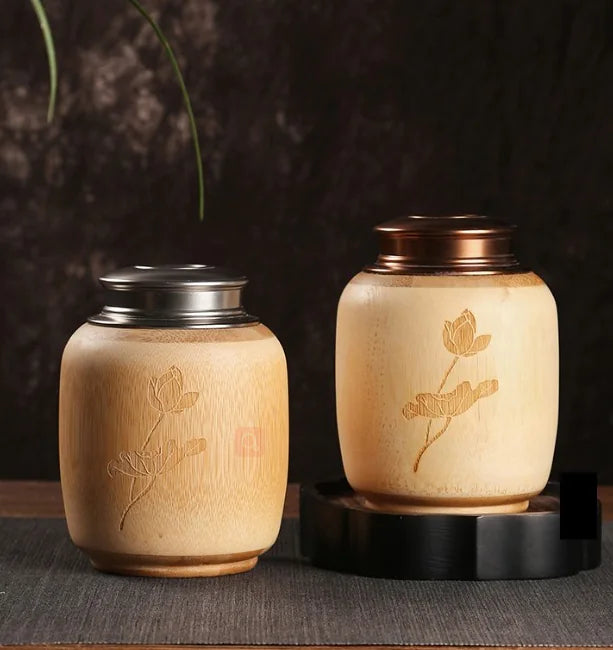 Bamboo Tea Canister
