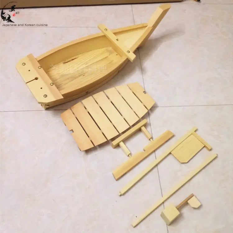 Premium Bamboo Sushi Boat Platter