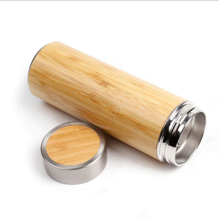 Bamboo Insulated Flask