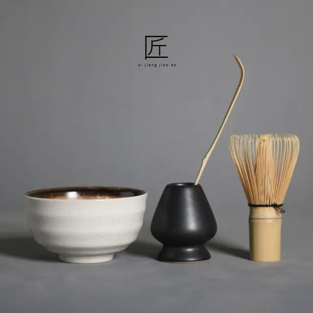 Authentic Bamboo Matcha Tea Set