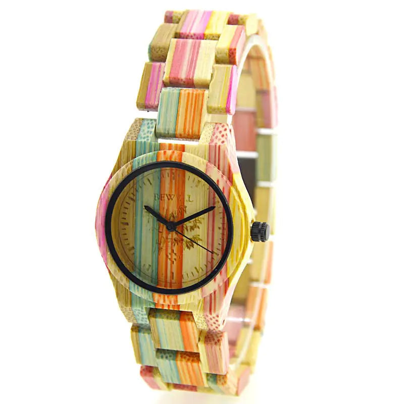 Colorful Bamboo Watch