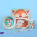 Bamboo Fiber Kids Tableware Set