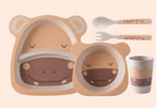 Bamboo Fiber Kids Dinner Set