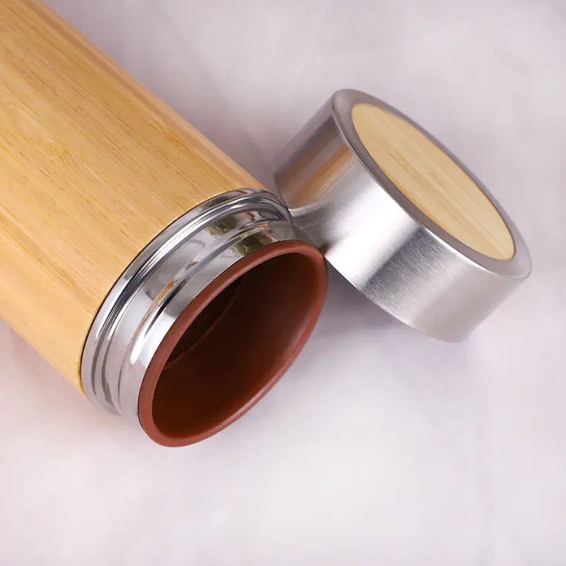 Bamboo Insulated Flask