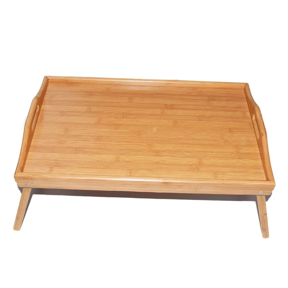 Folding Bamboo Breakfast Tray