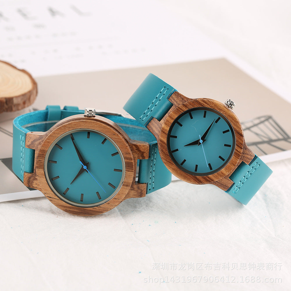 Bamboo Couple's Watch Set