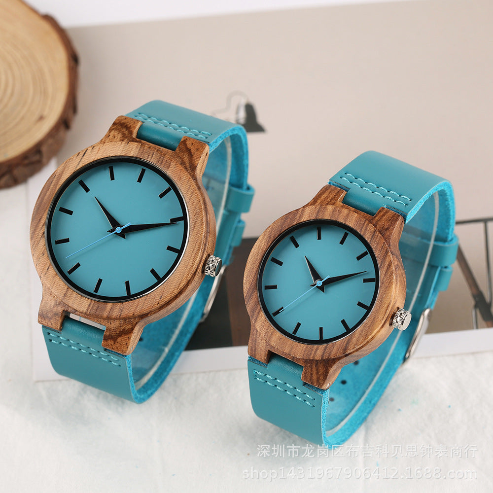 Bamboo Couple's Watch Set