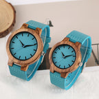 Bamboo Couple's Watch Set
