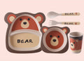 Bamboo Fiber Kids Dinner Set
