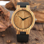 Tree of Life Zebra Wood and Bamboo Watch