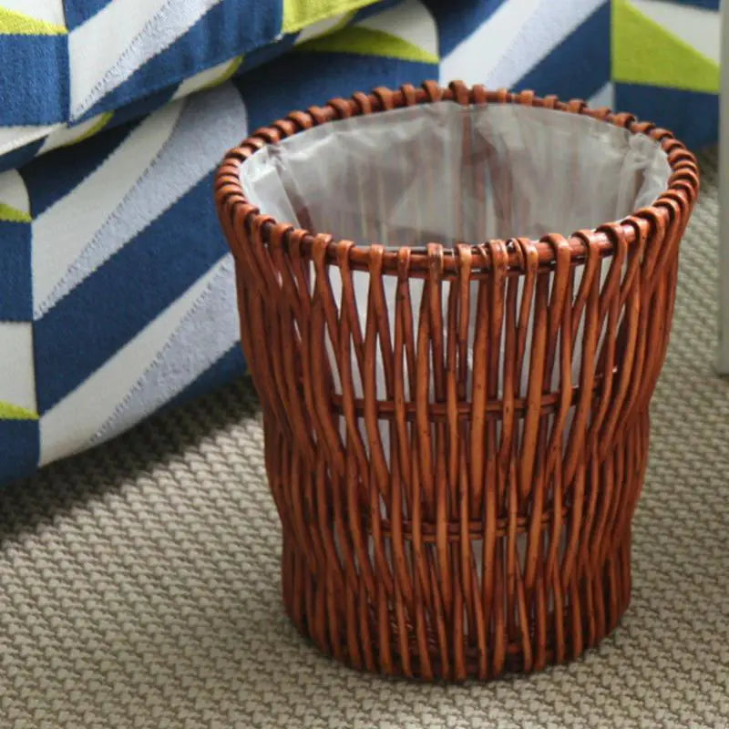 Rattan Waste Basket