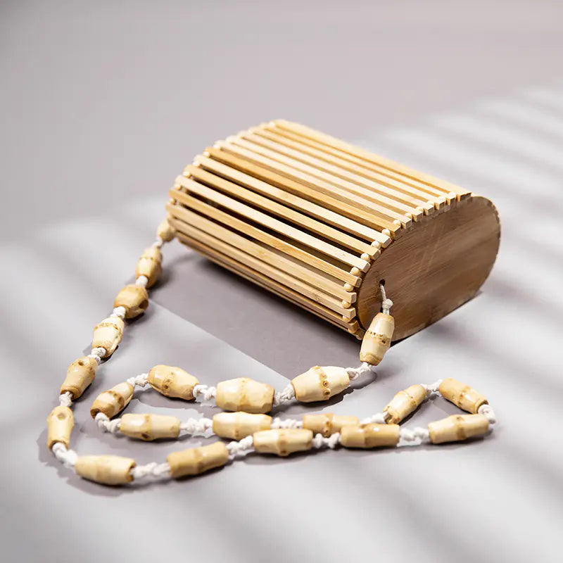 Chic Bamboo Crossbody Bag