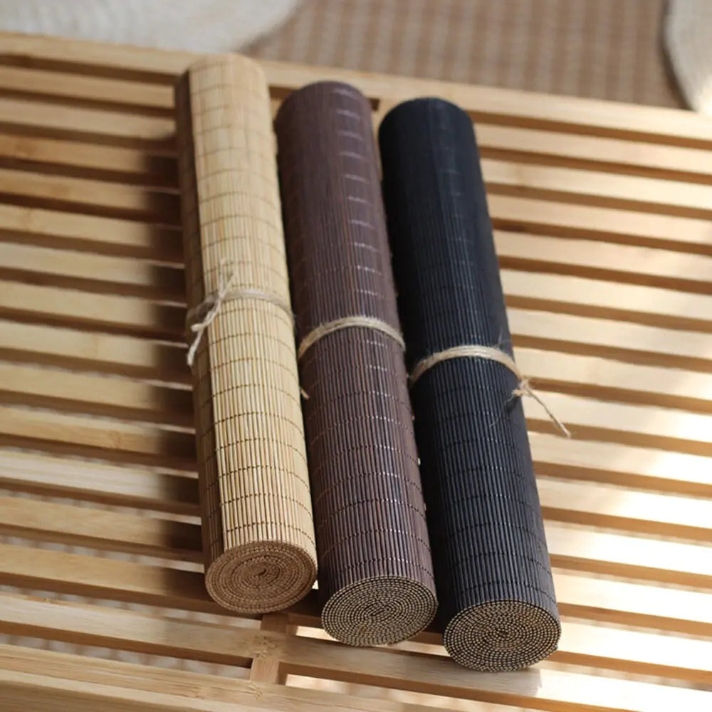 Bamboo Tea Mat Set - Chinese & Japanese Style