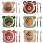 Bamboo Fiber Kids Dinner Set