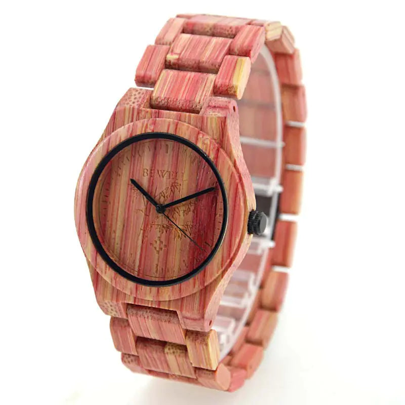 Colorful Bamboo Wood Watch Series