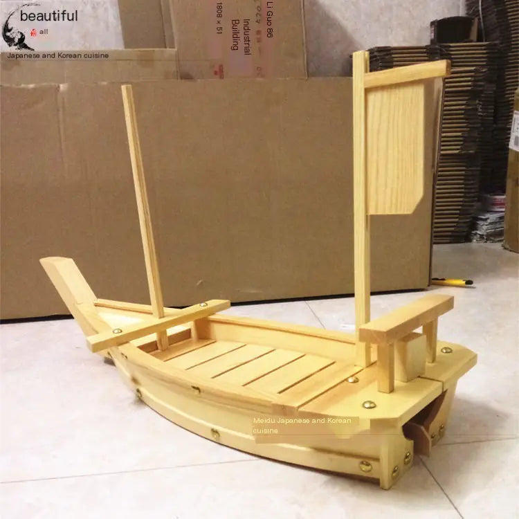 Premium Bamboo Sushi Boat Platter